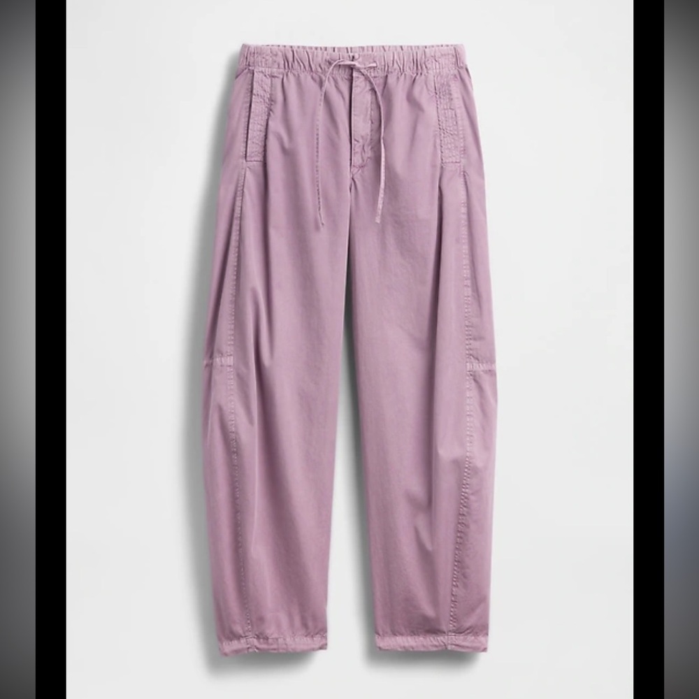 Gap Barrel Parachute Pants in Light Purple
